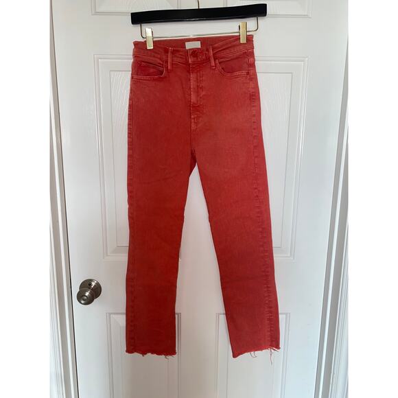 Mother Swooner Ankle Fray Jeans Rascal Ankle Fray Come Out & Play size 25 - Picture 1 of 6